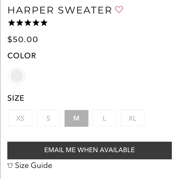 NWT Shades of Rose Harper Sweater w/ Bow Back - Picture 4 of 5